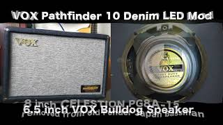 VOX Pathfinder 10  Compare Speakers [upl. by Allyce]