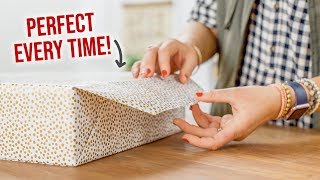 How to Wrap a Present Perfectly Every Time [upl. by Adnaram]