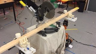 AutoSaw Robot Assisted Carpentry [upl. by Aierbma]