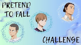 Pretend To Fall Challenge  part 13  EnnoTana SemiShira AsaNoya [upl. by Ruhnke]