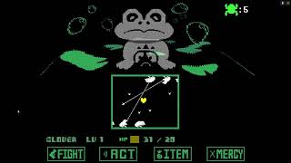 UNDERTALE YELLOW SECRET BOSS FOUND MACRO FROGGIT GOLDEN BANDANA [upl. by Crispas]