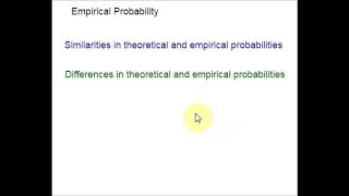 Empirical Probability [upl. by Einra828]