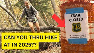 Can you thru hike the Appalachian Trail in 2025 after hurricane Helene Update [upl. by Odlauso]