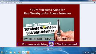 How to istall 450M WirelessUSB Adapter [upl. by Chaworth]