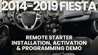 20142019 Ford Fiesta Remote Starter Installation Activation amp Programming fordfiesta [upl. by Kusin]