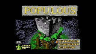 SNES Populous gameplay overview no commentary [upl. by Ettenirt]