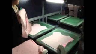 from china guangzhou auto screen printing machine video [upl. by Parshall]