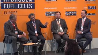 Podium Discussion Hydrogen and Fuel Cells developments in China [upl. by Enaerb]