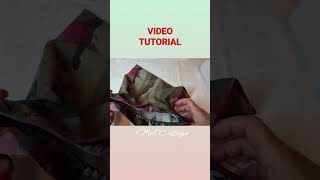 🔸️SACCHETTO BORSA con laccetto VIDEO TUTORIAL di MelCbags shortvideo [upl. by Cram336]