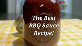 Homemade BBQ Sauce Recipe [upl. by Hnahc796]