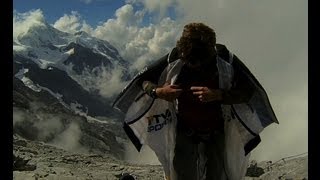 Wingsuit BASE Jump from the North Face of Eiger [upl. by Aivad]