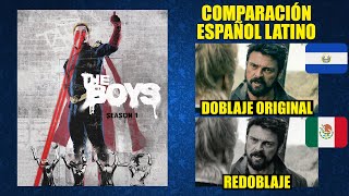 The Boys  Comparación del Doblaje Latino Original y Redoblaje  Temporada 1 2019 Español Latino [upl. by Entruoc]