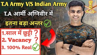 TA आर्मी भर्ती और Agniveer भर्ती में अन्तर ❓ TA Army VS Agniveer Bhartita bharti 2024 [upl. by Aneetsirk354]