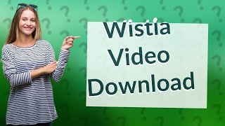 How to download private wistia videos [upl. by Annahvas]