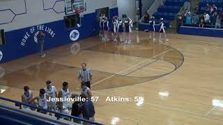 Jessieville vs Atkins Basketball 01172020 [upl. by Lynna]