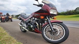 OUÇA ESSE RONCO HONDA CBX 750F SETE GALO  PREÇO CONSUMO TESTE RIDE RESENHA E FICHA TÉCNICA [upl. by Obocaj337]