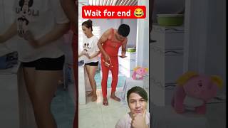 Biwi ke kapde pahan Kar main to Chala office 😱😜 shorts funny couple comedyvideo [upl. by Arinay]