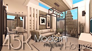 BLOXBURG 45K MODERN FAMILY HOUSE  NOGAMEPASS [upl. by Rubina]