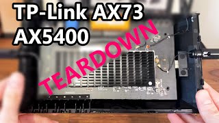 TP Link AX5400 AX73 WiFi 6 Router Teardown [upl. by Iuqcaj]