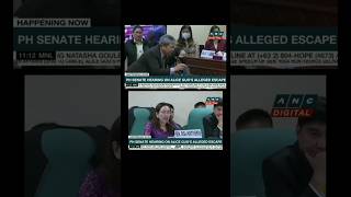 PH Senate hearing on Alice GUOS Alleged escape and Shiela Guo confirms fleeing PH with siblings [upl. by Artied565]