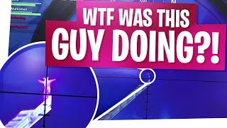 WTF was this guy doing  Fortnite Battle Royale Funny Moments amp Fails [upl. by Pearlstein]