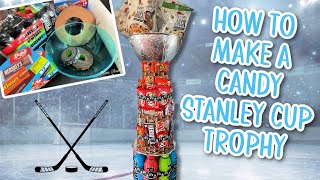 How to Build a Stanley Cup Candy Trophy Replica  Ice Hockey [upl. by Limay]