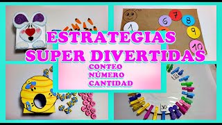 ESTRATEGIAS SUPER DIVERTIDAS PARA ENSEÑAR EL CONTEONÚMERO CANTIDAD [upl. by Ruyam528]