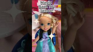 Anna and Elsa Toddlers Back To School Magic Morning Routine  elsaandanna barbie dolls [upl. by Elreath]