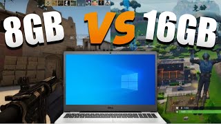 8GB VS 16GB Ram  Dell Inspiron 15 3505  Ryzen 5 3450u [upl. by Jenifer]