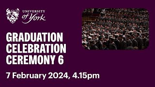 Ceremony 6 Graduation Livestream 7 February 2024 415pm [upl. by Nahbois]