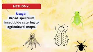 Methomyl carbamates insecticide used as broad spectrum in agriculture [upl. by Surovy]