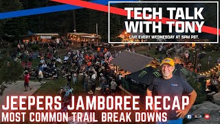 Live Recap Of JEEPERS JAMBOREE On The RUBICON What Do You Think The Most Common Break Down Was [upl. by Airdnax]