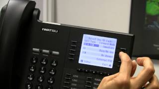 How to use the Call Forwarding feature on an iwatsu Phone System by Tech II [upl. by Quinby]