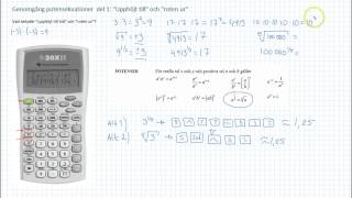Genomgång quotupphöjt tillquot och quotroten urquot [upl. by Ahsineg]
