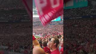 Incredible Allez Allez Allez at FA Cup final Wembley [upl. by Ahsim]