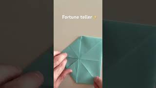 Origami Fortune Teller Magic 🔮  easy paper Fortune teller [upl. by Wertheimer]