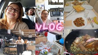 VLOG P ALMOÇO FORA COMPRAS ITENS PARA O LAR FIZ FAVAS COM ENTRECOSTOSÓ COMIDA BOA ❤️ [upl. by Giarla173]