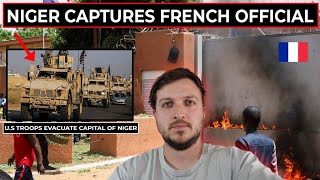 Niger Africa Captures French Government Official  US Military Evacuates The Capital [upl. by Liarret354]