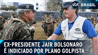 PF indicia Bolsonaro Braga Netto e outros por planos golpistas  SBT Brasil 211124 [upl. by Ytram]