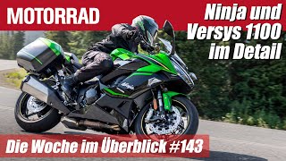 Kawasaki Ninja 1100  Versys 1100 – Alle technischen Daten 2025  Motorrad Wochenrückblick 143 [upl. by Enoek]