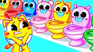 Baby Potty Training  Helpful Habits for Kids  Funny Song For Baby amp Nursery Rhymes by Toddler Zoo [upl. by Anika575]