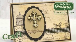 Beaded Cross Papercraft Tutorial [upl. by Gildas717]