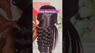 Easy Hairstyle for Natural Hair naturalhair haircarecurlyhair coilyhair hairjourney hairgrowth [upl. by Tama]