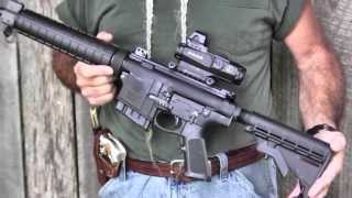 Shooting the Smith amp Wesson MampP10 308762x51mm SemiAuto Carbine  Gunblastcom [upl. by Auqinahc]