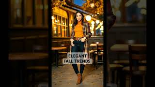 2024 ELEGANT FALL TRENDS style FALLTRENDS FALLFASHION2024 ELEGANTWOMEN [upl. by Readus]