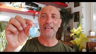 LARIMAR Crystal its healing energy [upl. by Botzow]