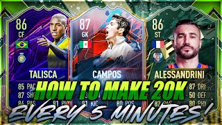 20K EVERY 5 MINS FIFA 22 BEST TRADING METHODS FIFA 22 SNIPING FILTERS amp FLIPPING [upl. by Arakawa]