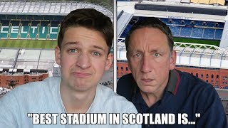 CELTIC or RANGERS  Ranking Every Scottish Premiership STADIUM [upl. by Oakes879]