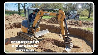 terrassement dune piscine waterair [upl. by Fancy]