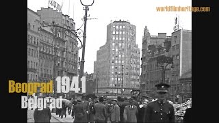 Belgrad 1941  Beograd  Belgrade  German Occupation [upl. by Georgette]